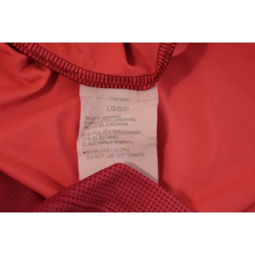 Under Armour Men L  The UA Rush Tee Red Fitted‎ Heat Gear Celliant Gradient Red